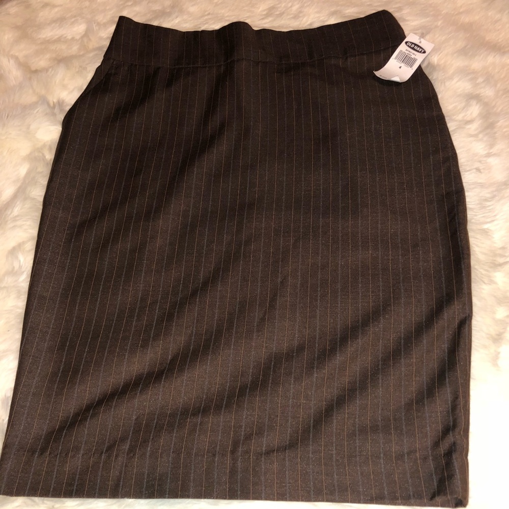 Old Navy brown pencil skirt size 4
